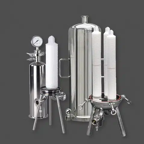 Microelectronics Industry 5 cartridge filter housing