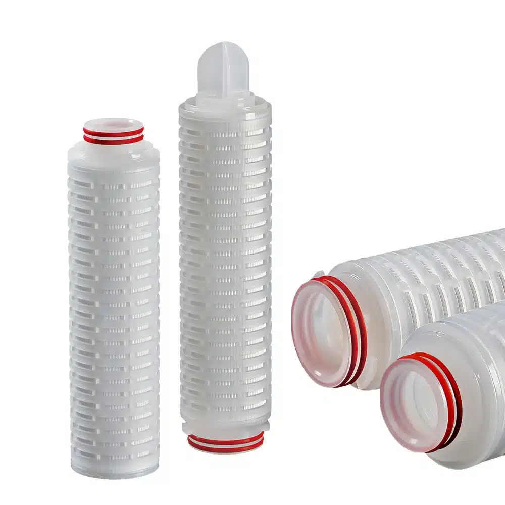 Pleated Filter Cartridge 22 ptfe membrane Pleated filter cartridges manufacturer in china