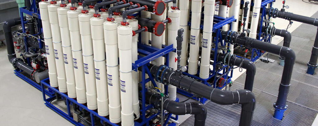 معالجة المياه بالترشيح الغشائي