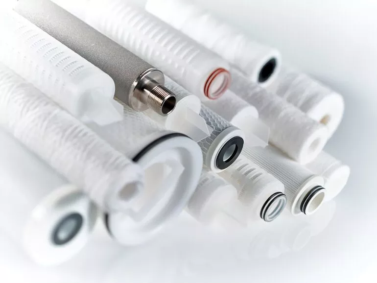 filter cartridge end cap materials
