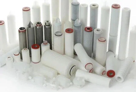 materiales del cartucho filtrante