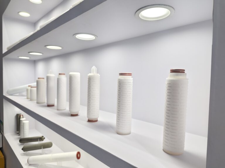 Cartucho filtrante plisado de PP reforzado para altas temperaturas