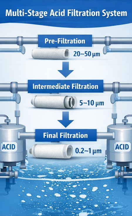 Filter Cartridge for Acid Filtration Systems